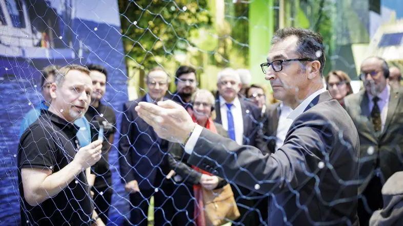 Bundesagrarminister Cem Özdemir auf der Grünen Woche