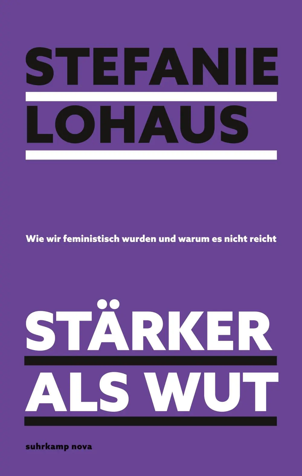 Buchcover Stefanie Lohaus: Stärker als Wut. Buchcover Stefanie Lohaus: Stärker als Wut.