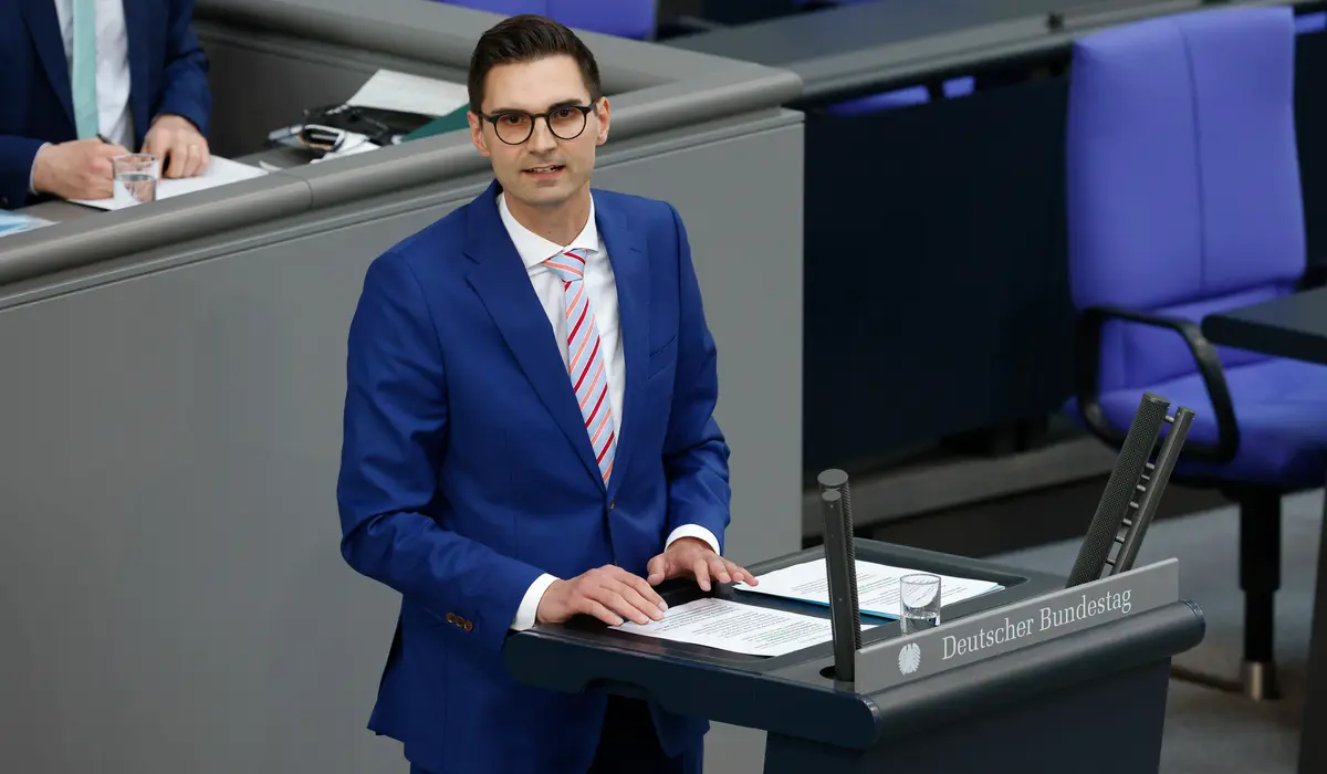 Sepp Müller am Rednerpult.