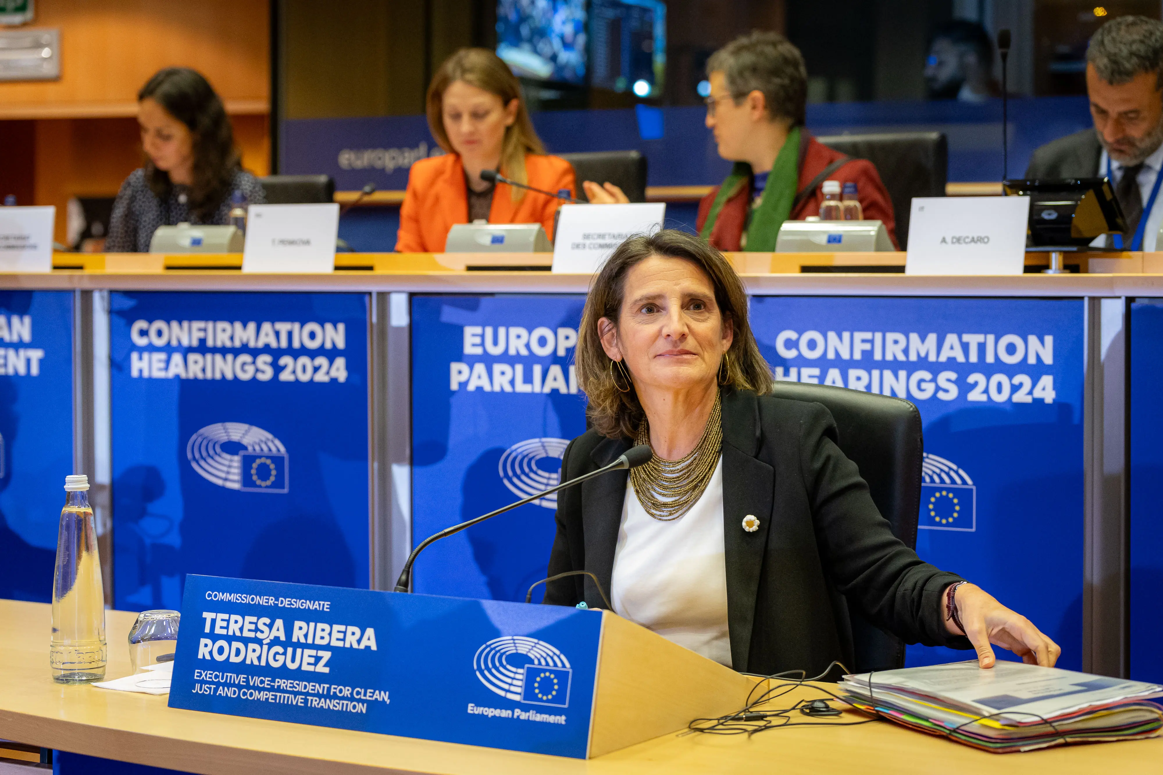 Teresa Ribera Teresa Ribera bei ihrer Anhörung