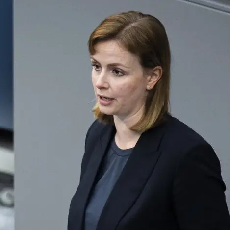 Gyde Jensen, FDP, aufgenommen im Rahmen der Vereinbarten Debatte zum Internationalen Frauentag am 08.03., in Berlin