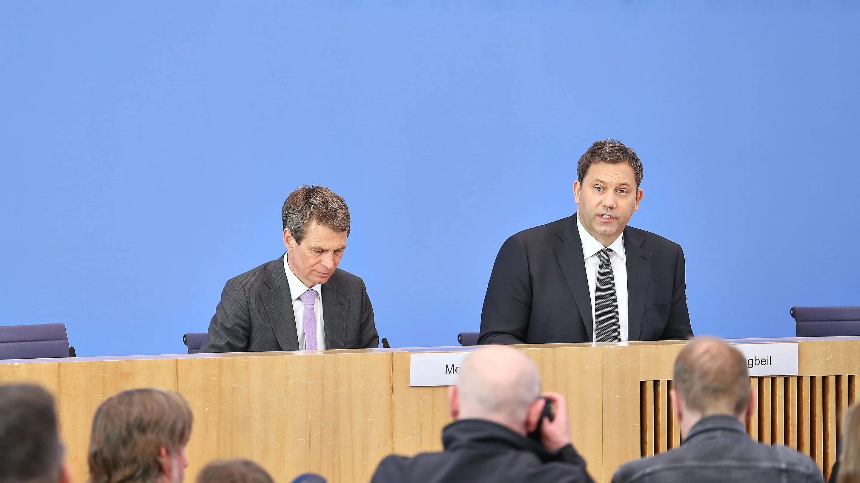 Lars Klingbeil bei der Bundespressekonferenz