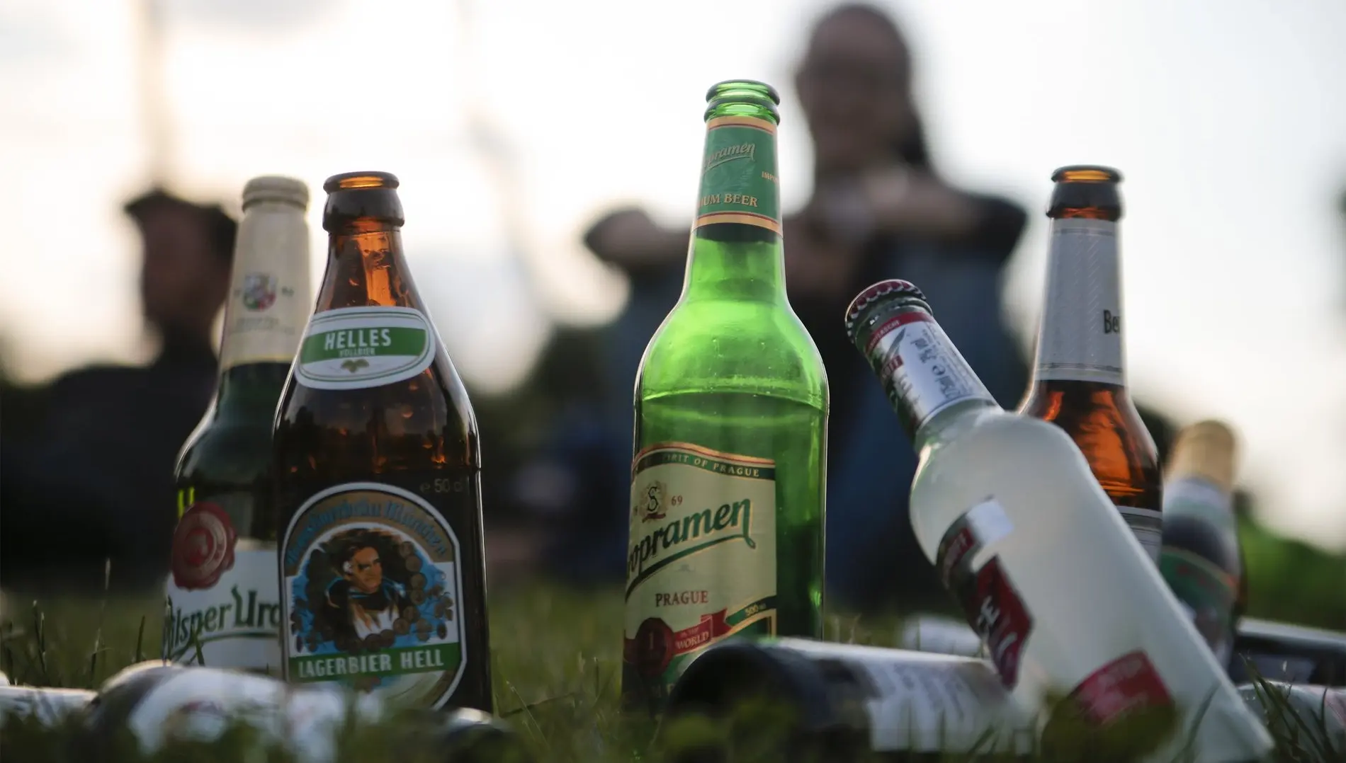 Leeres Bier