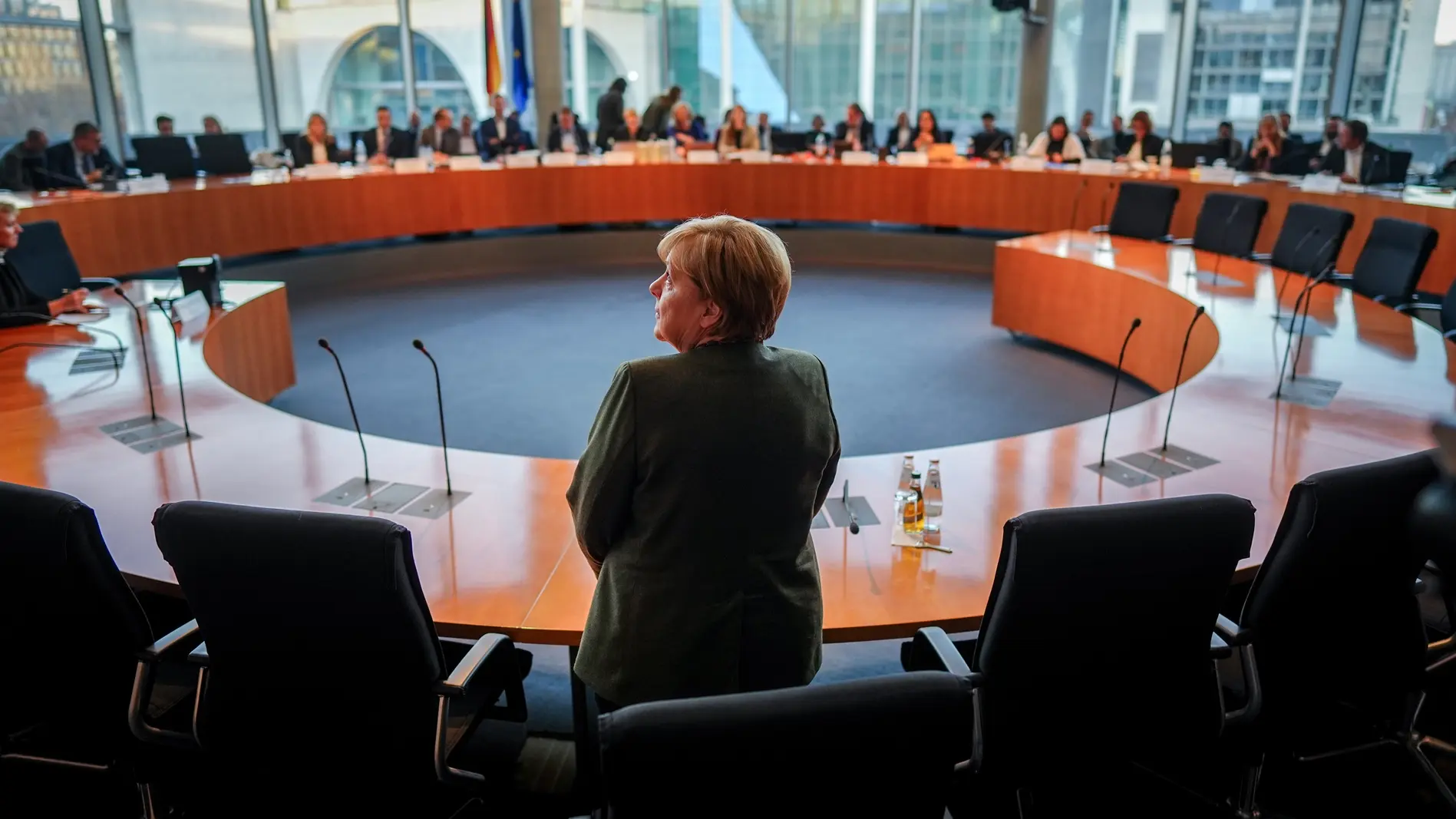 Angela Merkel im Afghanistan-Untersuchungsausschuss Angela Merkel im Afghanistan-Untersuchungsausschuss
