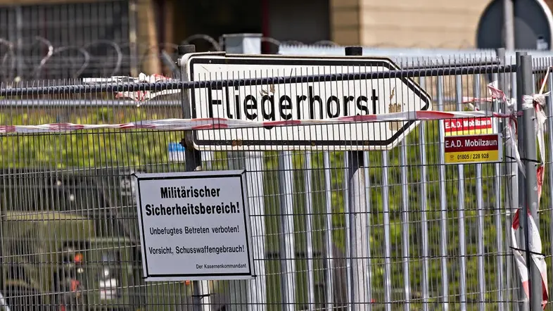 Militärbasis in Büchel. Dort sollen bis zu 20 US-Atomwaffen lagern.