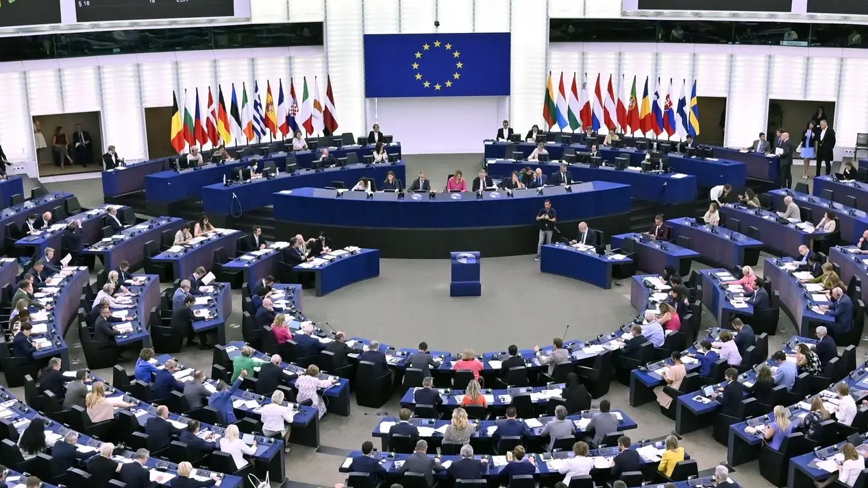 Plenarsaal des Europäischen Parlaments