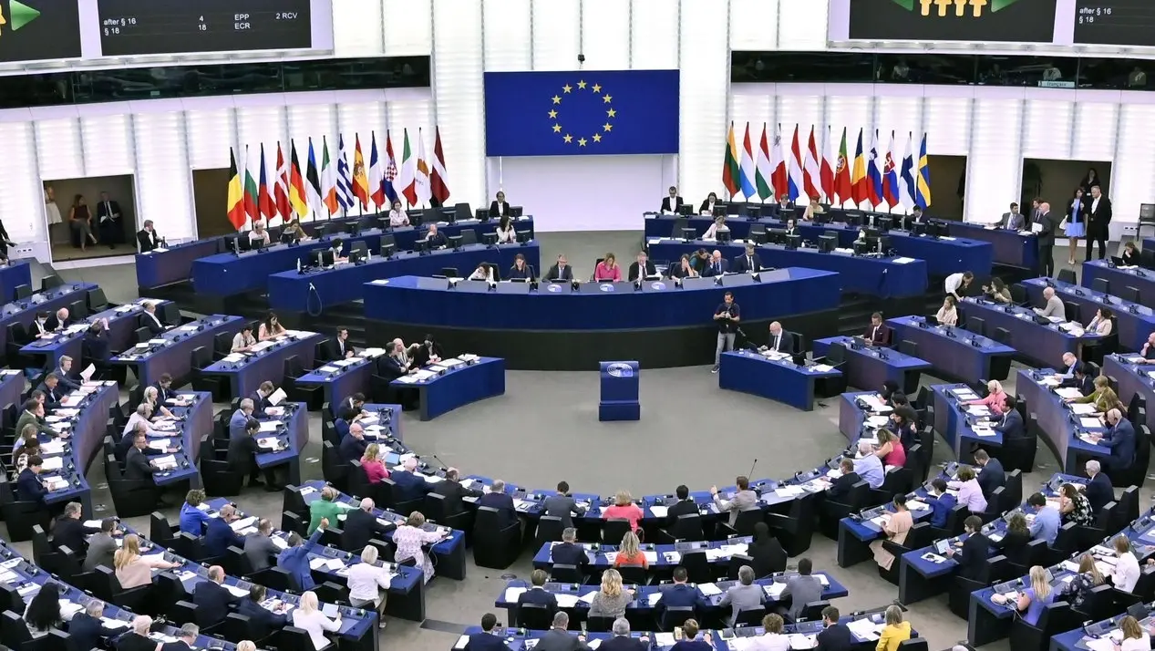 Plenarsaal des Europäischen Parlaments