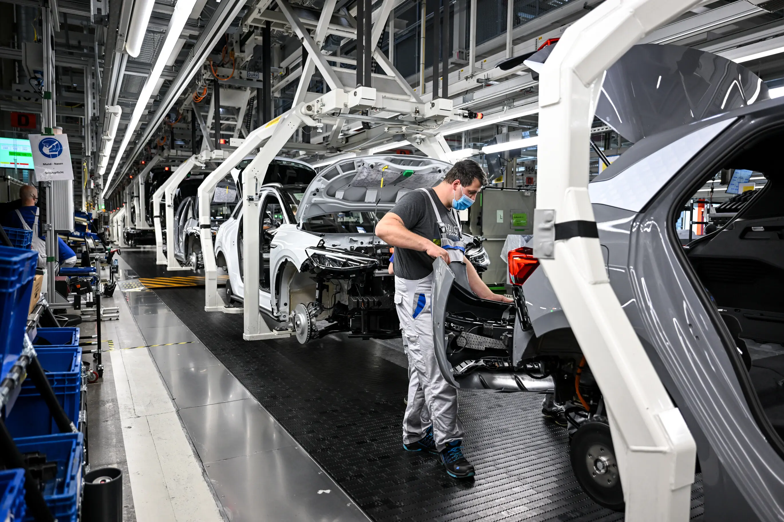 Montage von VW-Autos