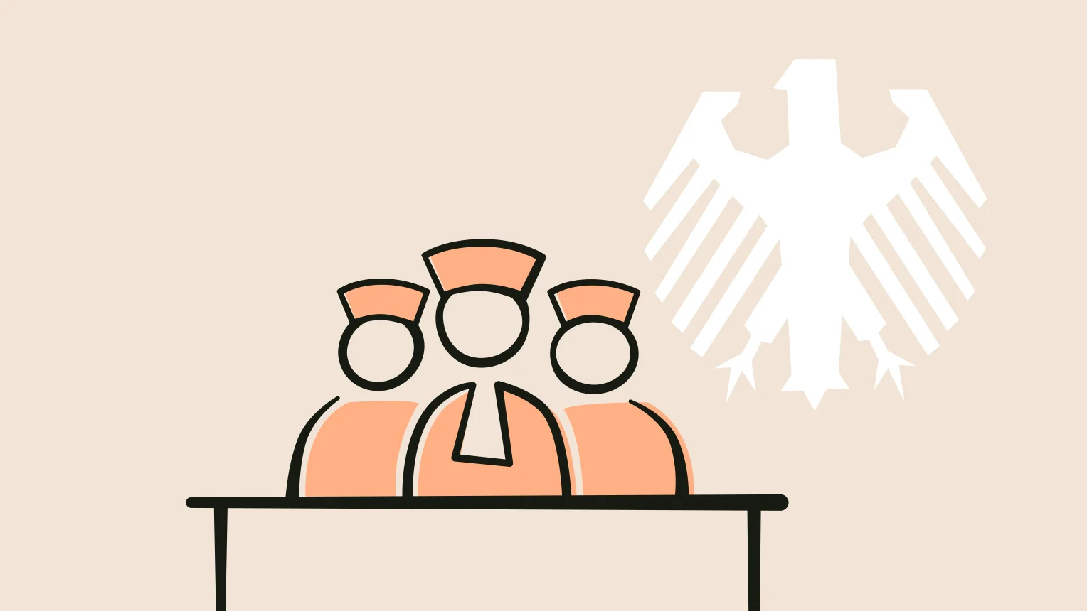 Illustration des Bundesverfassungsgerichtes