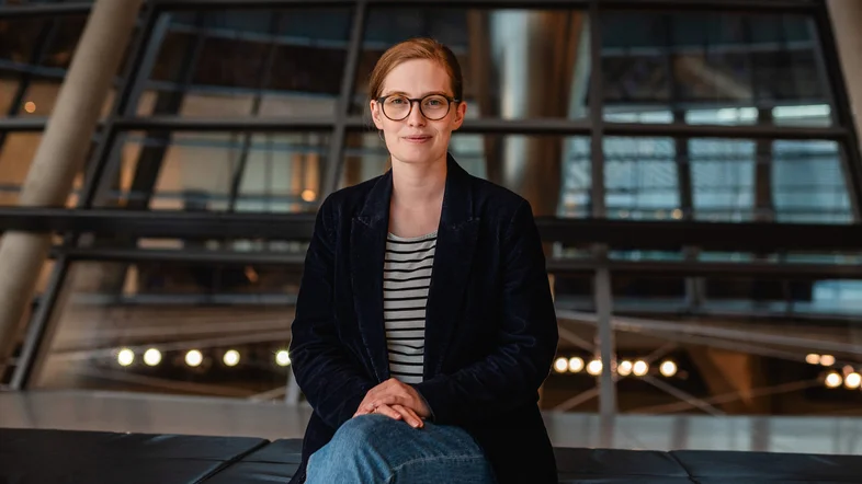 Karoline Otte auf der Fraktionsebene