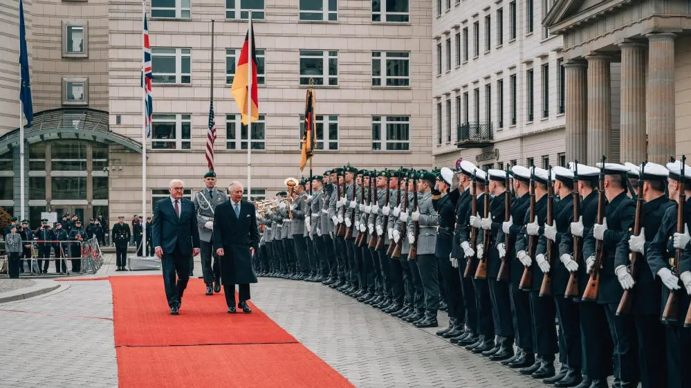 Bundespräsident Frank-Walter Steinmeier und König Charles III.