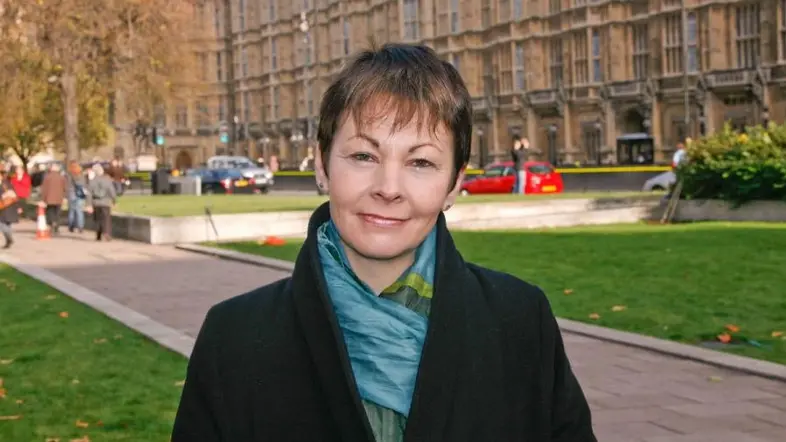 Porträt von Caroline Lucas