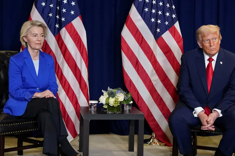 Ursula von der Leyen und Donald Trump bei der Generalversammlung der Vereinten Nationen (UNGA).