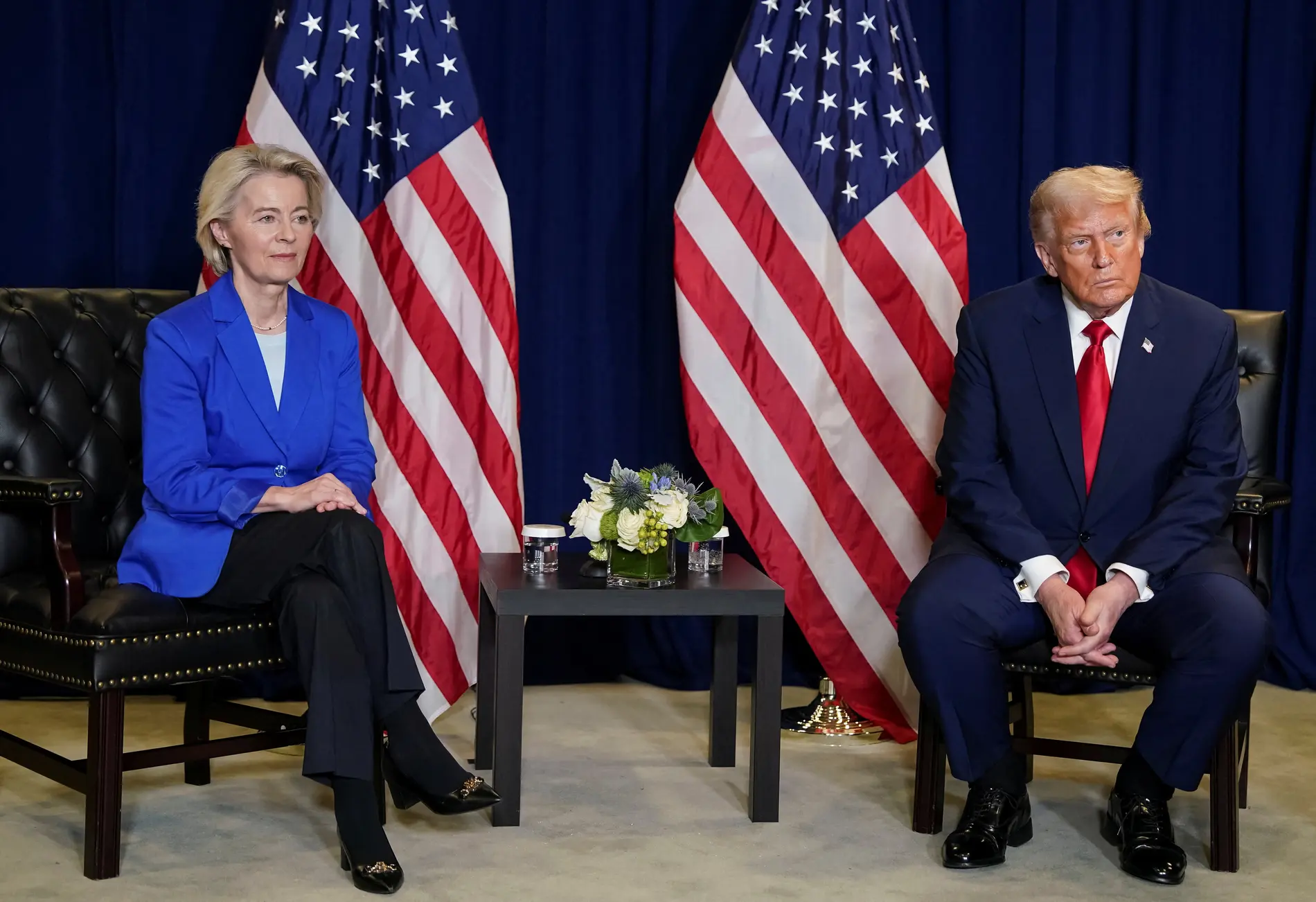 Ursula von der Leyen und Donald Trump bei der Generalversammlung der Vereinten Nationen (UNGA).