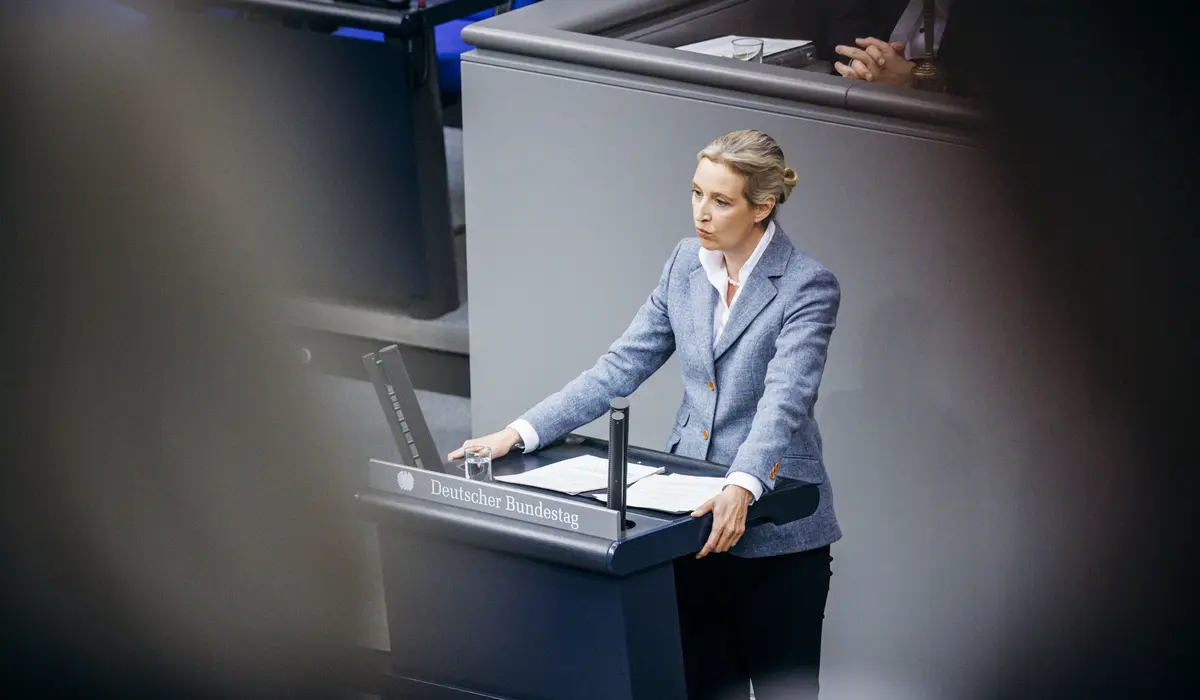 Alice Weidel am Rednerpult