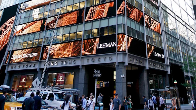Die Zentrale der Investmentbank Lehman Brothers in New York.