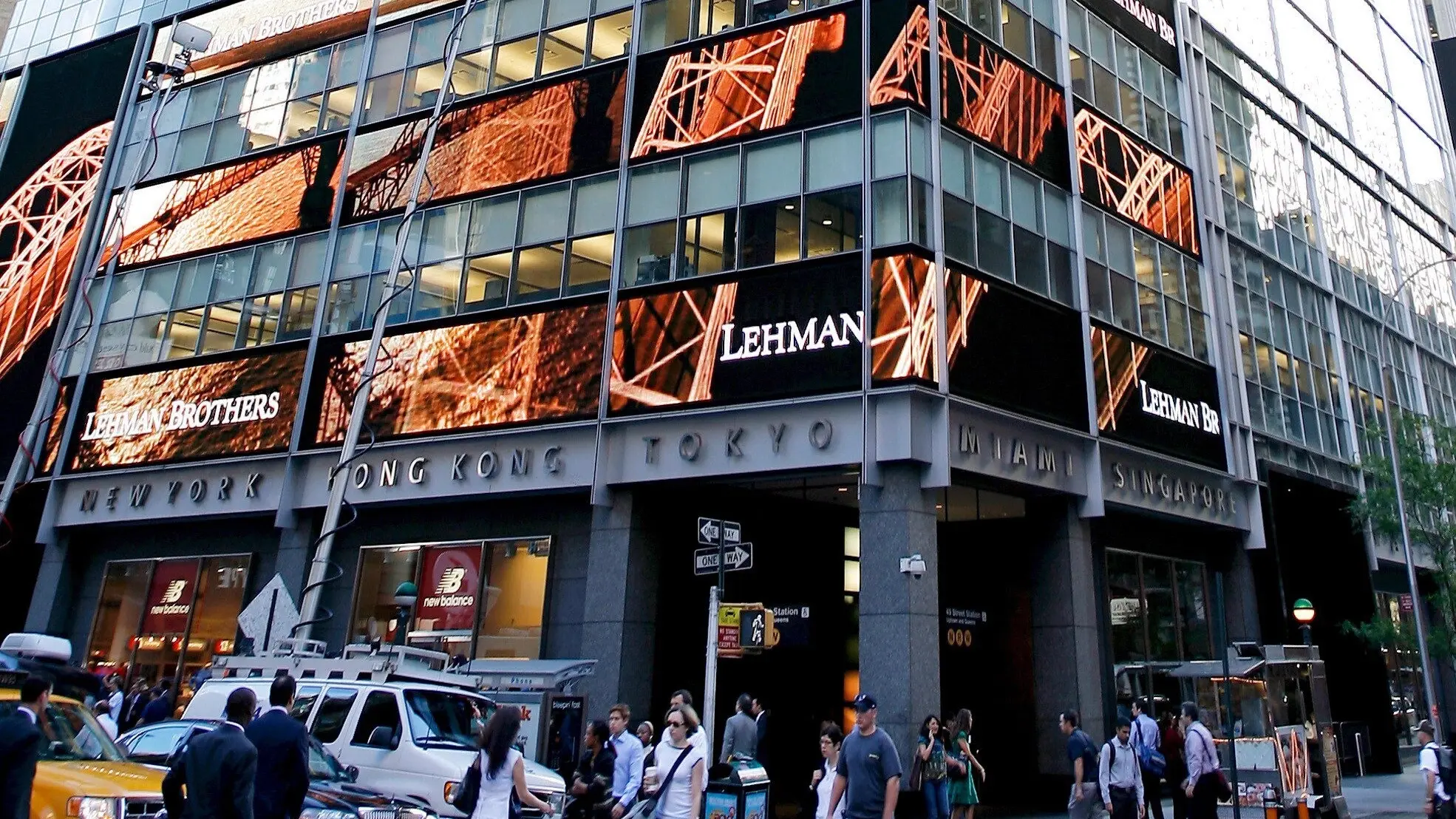 Die Zentrale der Investmentbank Lehman Brothers in New York.