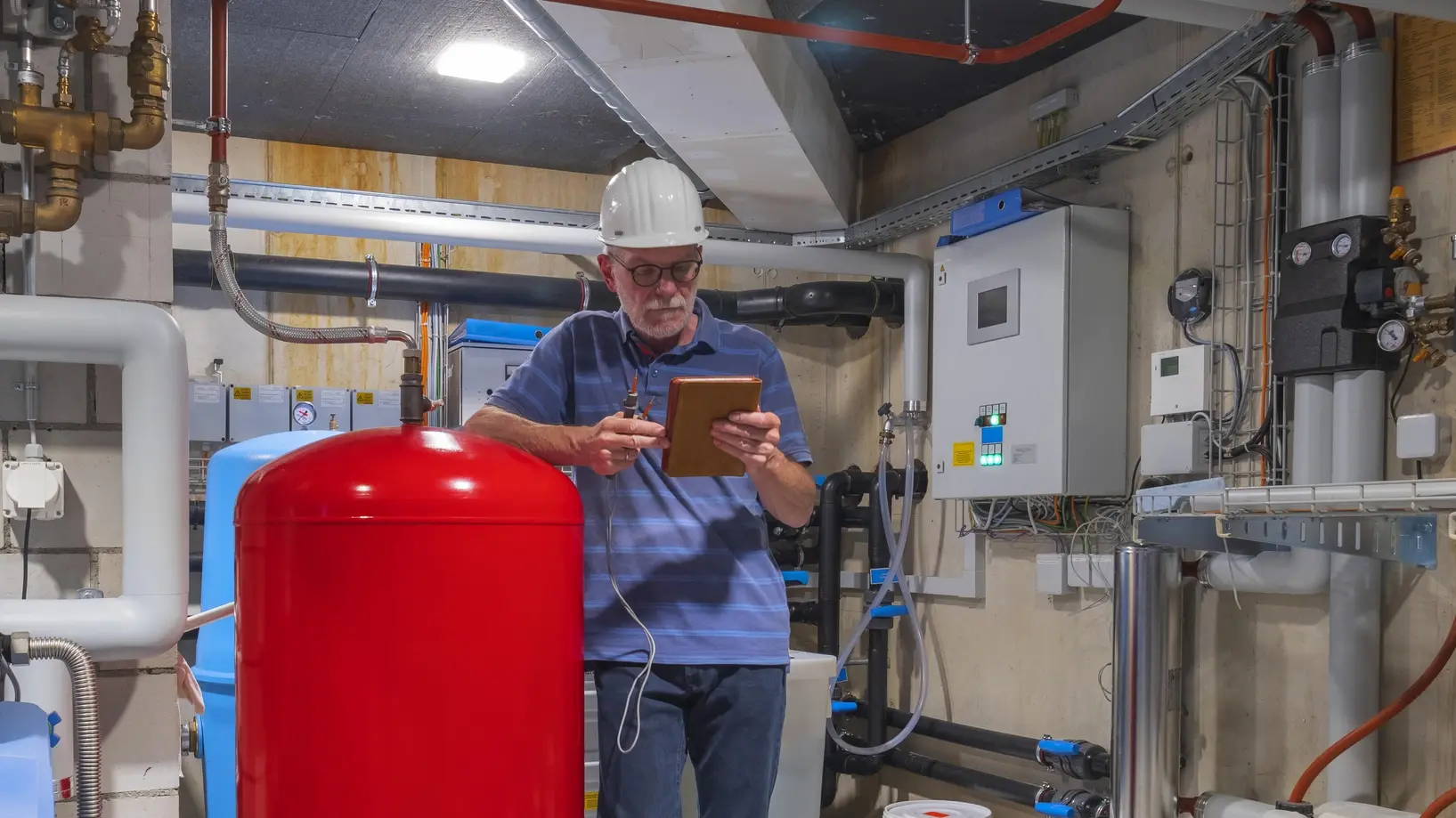 Ein Rentner bei der Arbeit