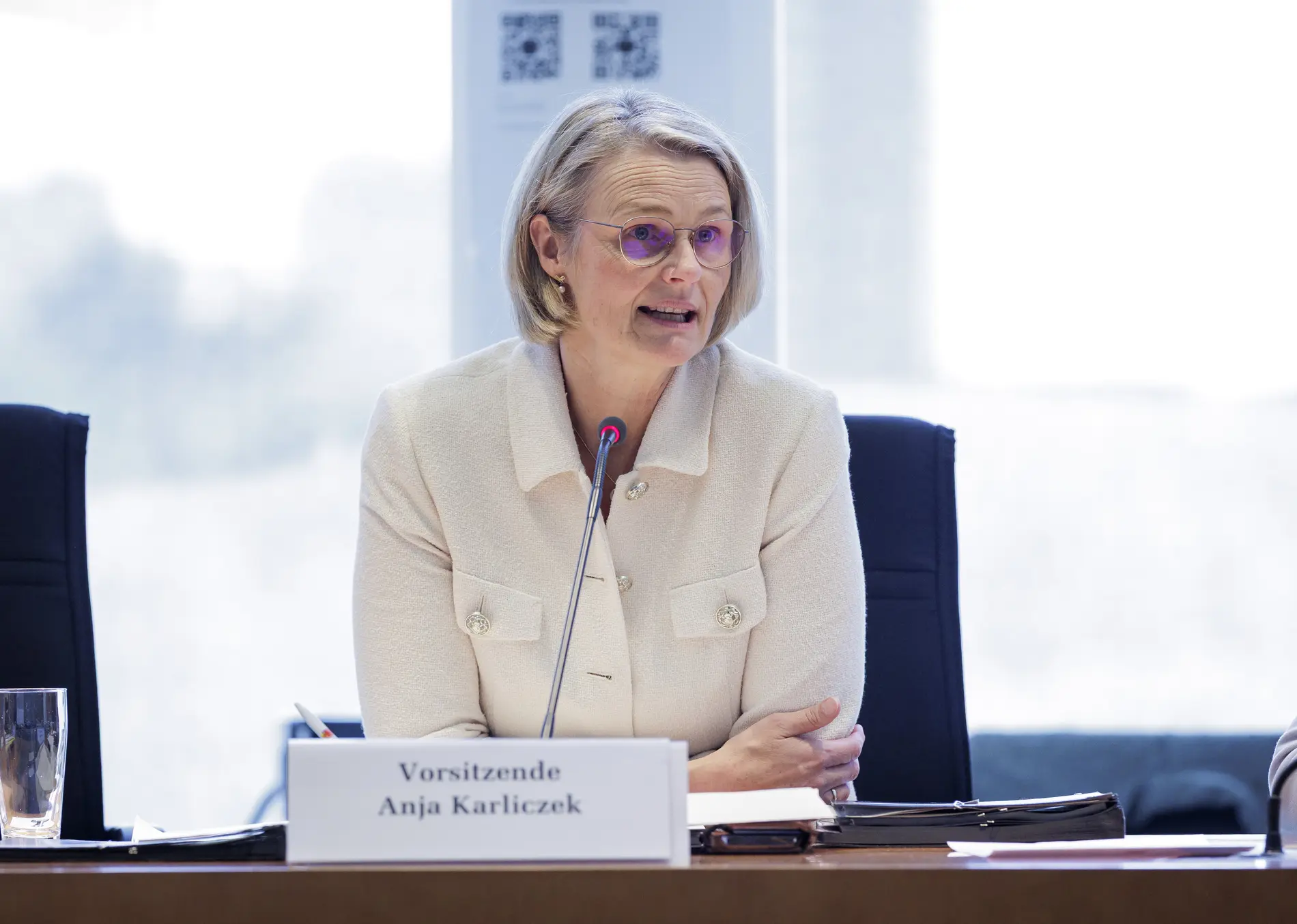 Anja Karliczek (CDU) Anja Karliczek (CDU) am Mikrofon