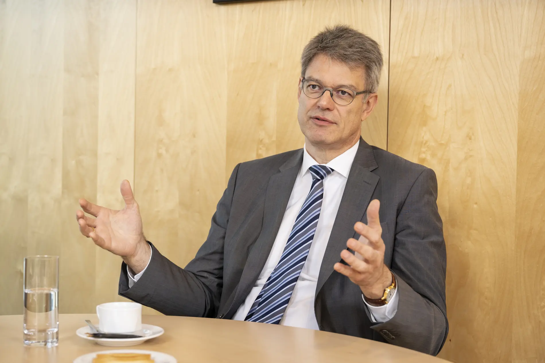 Patrick Schnieder Patrick Schnieder gestikulierend