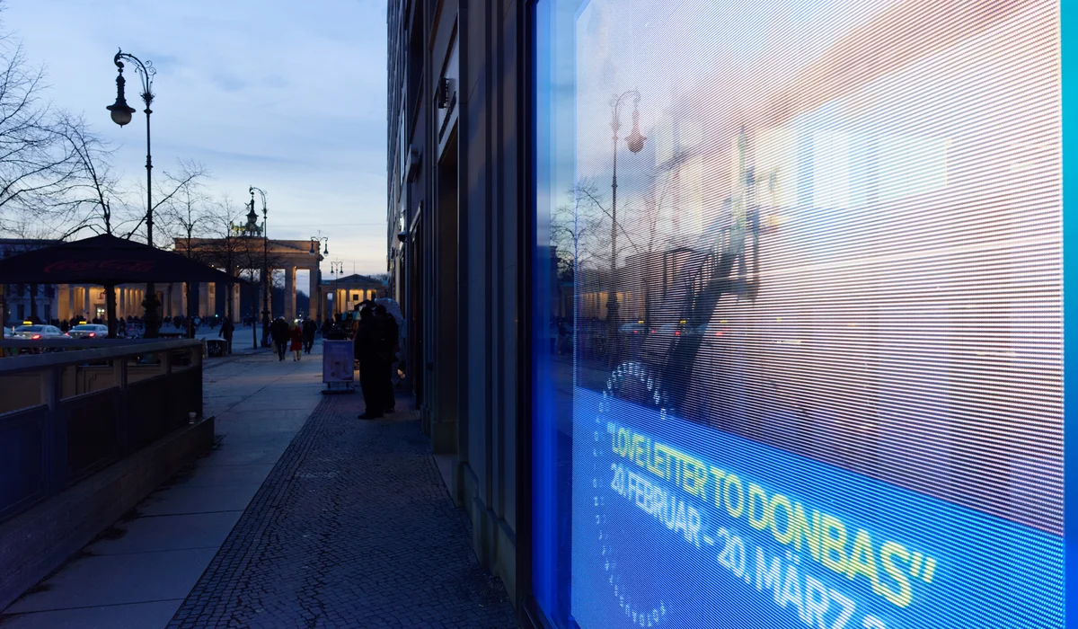 Blick auf das Europäische Haus in Berlin