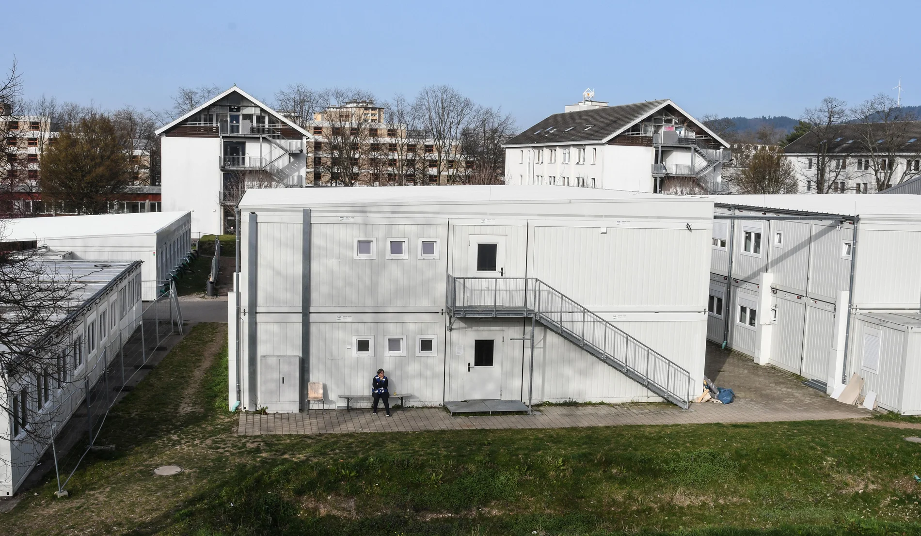 Ein Flüchtlingsheim in Freiburg