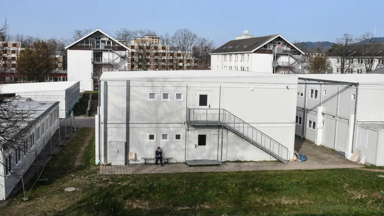 Ein Flüchtlingsheim in Freiburg