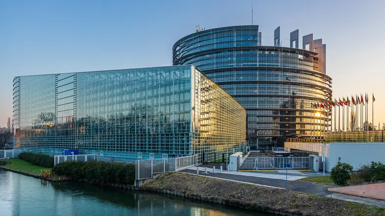 Das Europäische Parlament in Straßburg