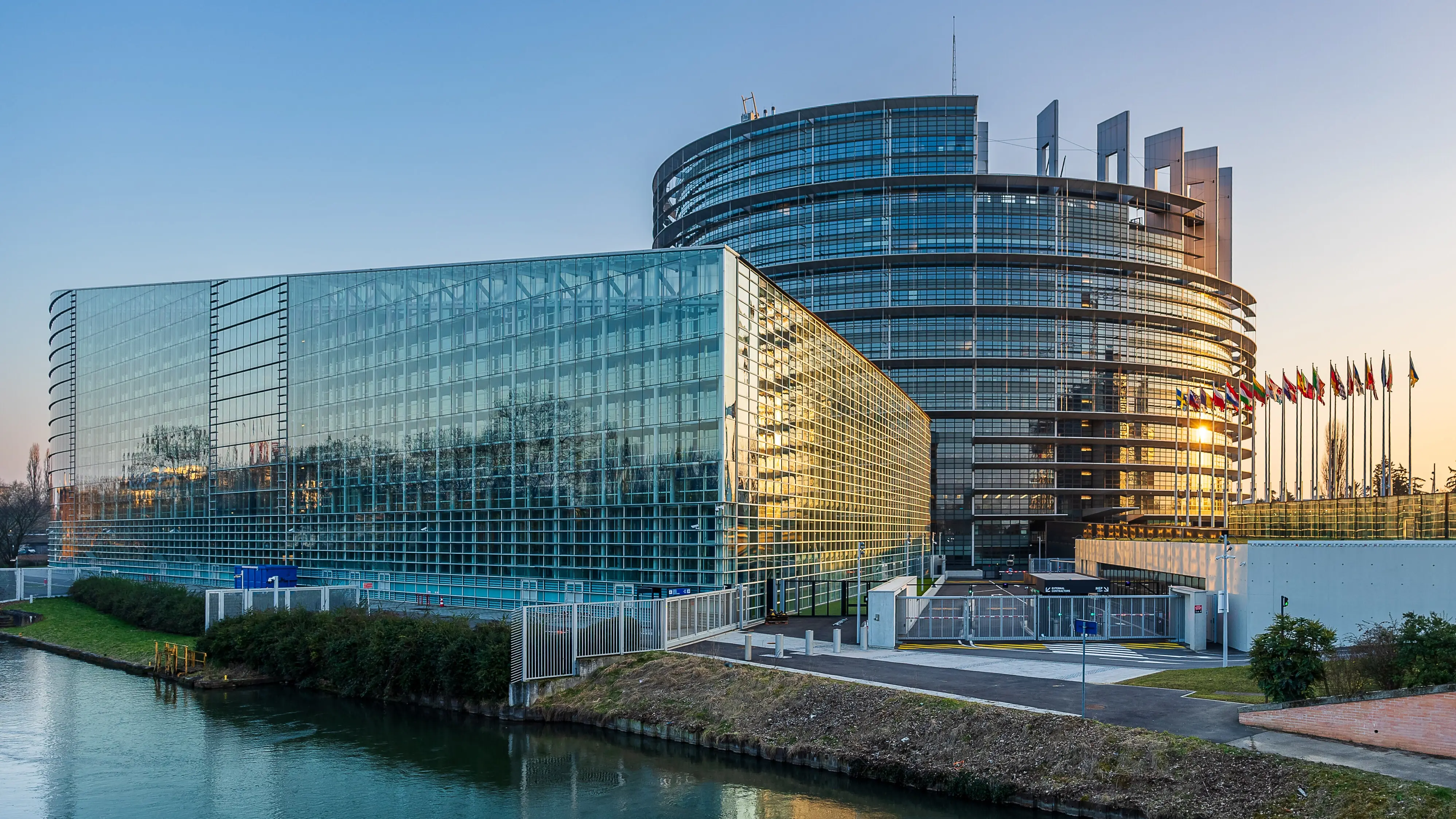 Das Europäische Parlament in Straßburg