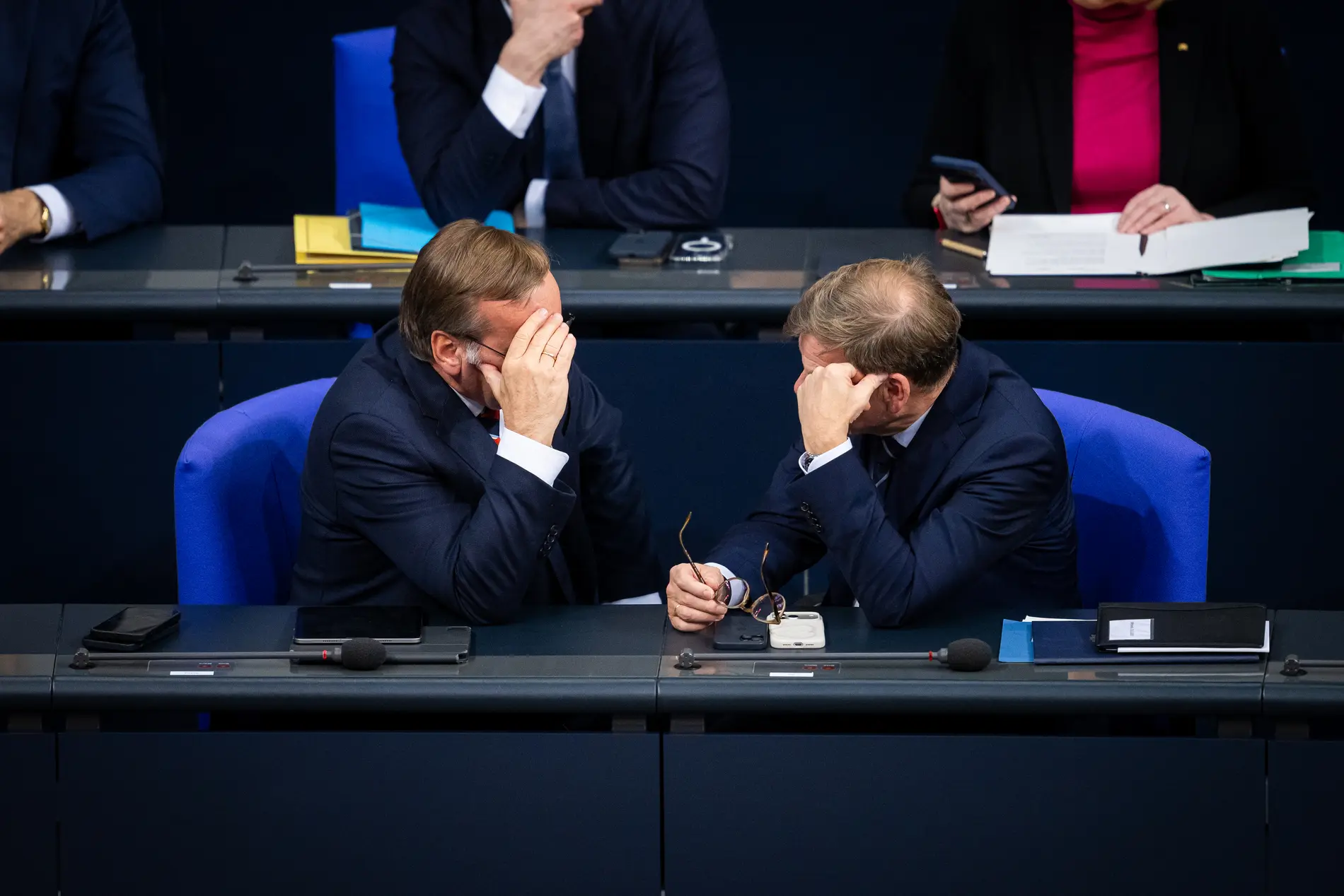 Boris Pistorius und Johann Wadephul im Gespräch